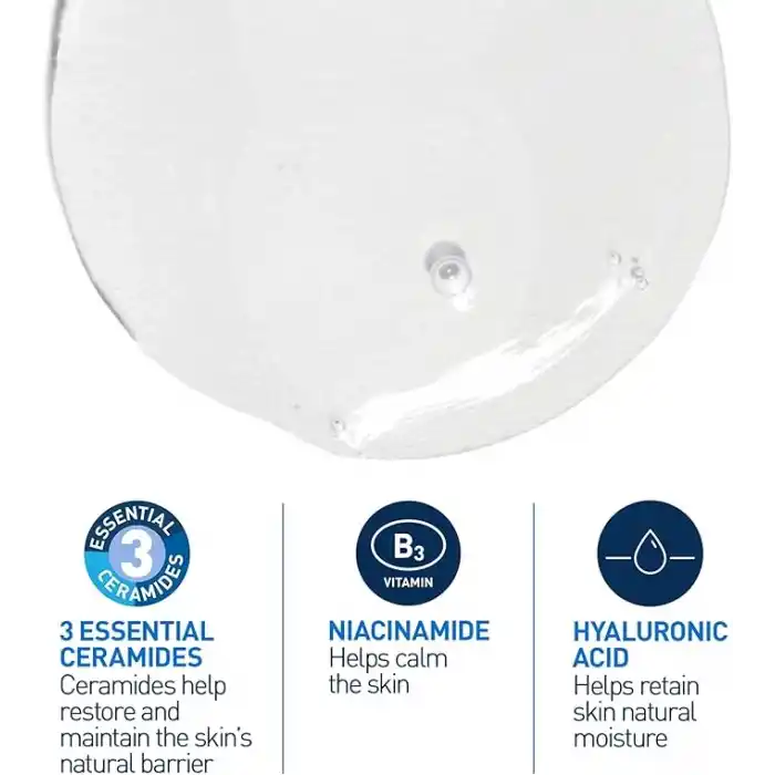 CeraVe Normal ve Yağlı Ciltler için Seramid İçerikli Köpüren Temizleyici Yüz Vücut 473 ml