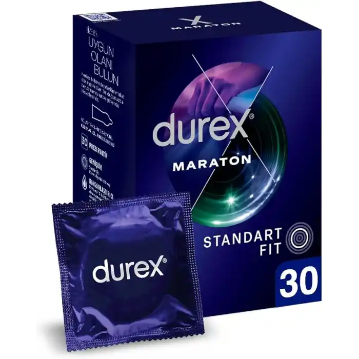 Durex Maraton Geciktiricili 30Lu Prezervatif Kokusuz, Lateks