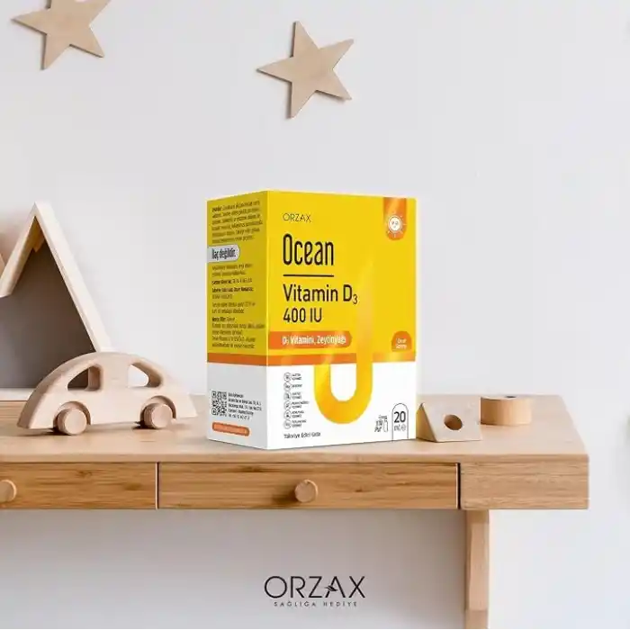 Ocean Vitamin D3 400 IU 130 Puf Oral Sprey (1 x 20 mL)