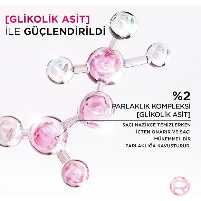 LOreal Paris Elseve Glycolic Gloss Mükemmel Parlaklık için Bakım Yapan Şampuan 200 ml