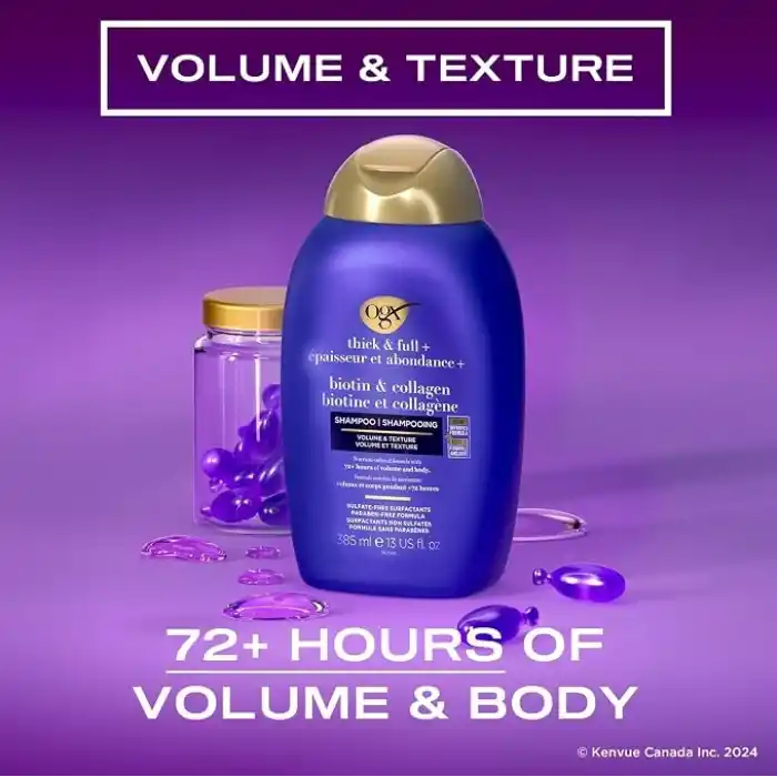 OGX Biotin & Kolajen Dolgunlaştırıcı Sülfatsız Şampuan 385 Ml