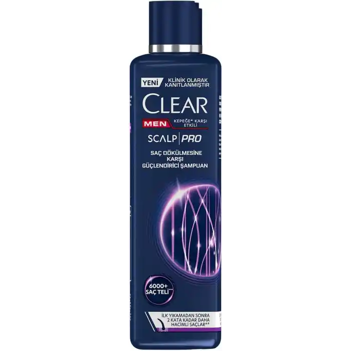 Clear Men Scalp Pro Güçlendirici Şampuan Saç Dökülmesine ve Kepeğe Karşı Etkili 300 ml
