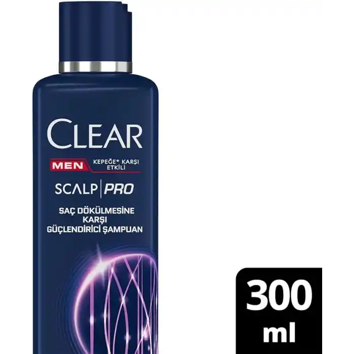 Clear Men Scalp Pro Güçlendirici Şampuan Saç Dökülmesine ve Kepeğe Karşı Etkili 300 ml