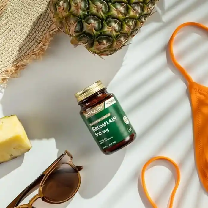Nutraxin Herbal Bromelain 500 mg Takviye Edici Gıda (1 x 60 adet)