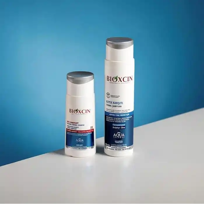 Bioxcin Aqua Thermal Kepek Karşıtı Şampuan – Termal Su ve Bitkisel İçerikli Saç Bakımı – Yoğun Kepek Önleyici – 300 ml
