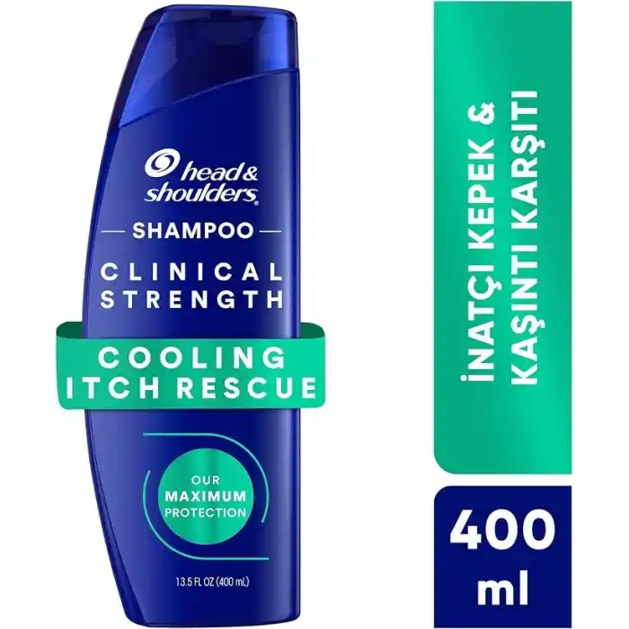 Head&Shoulders Clinical Strength Cooling Itch Rescue Kaşıntı Karşıtı Şampuan 400 ml