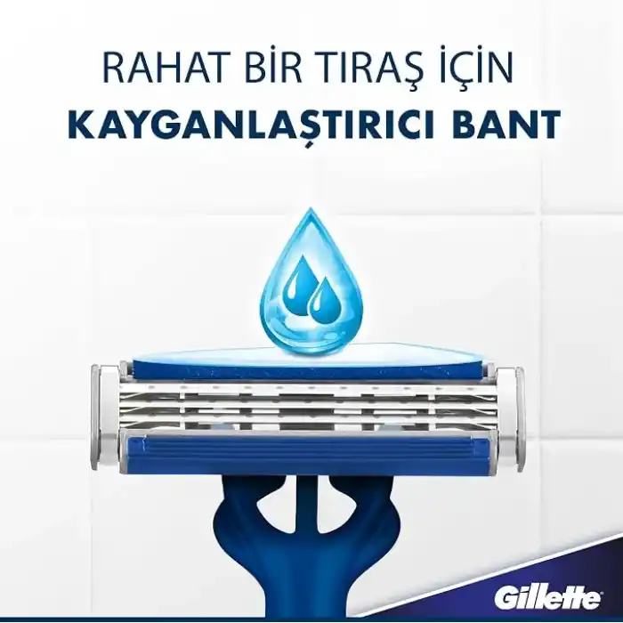 Gillette Blue3 Slalom Kullan At Tıraş Bıçağı 12li