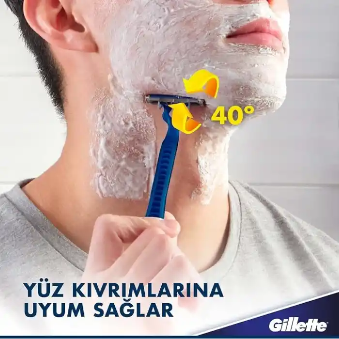 Gillette Blue3 Slalom Kullan At Tıraş Bıçağı 12li
