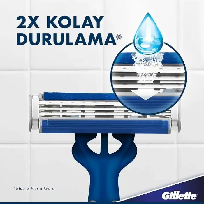 Gillette Blue3 Slalom Kullan At Tıraş Bıçağı 12li