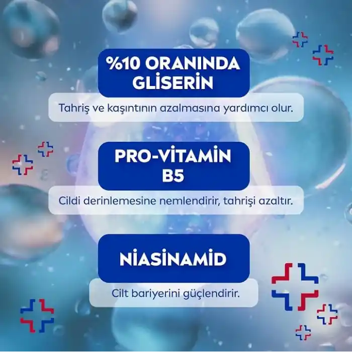 NIVEA Yoğun Nemlendirici Repair & Care Vücut Losyonu 400ml, 72 Saat Nemlendirime, Kaşıntılı ve Hassas Ciltlere Özel, Onarıcı, Gliserin,Pro Vitamin B5,Niasinamid,Kuru Ciltler