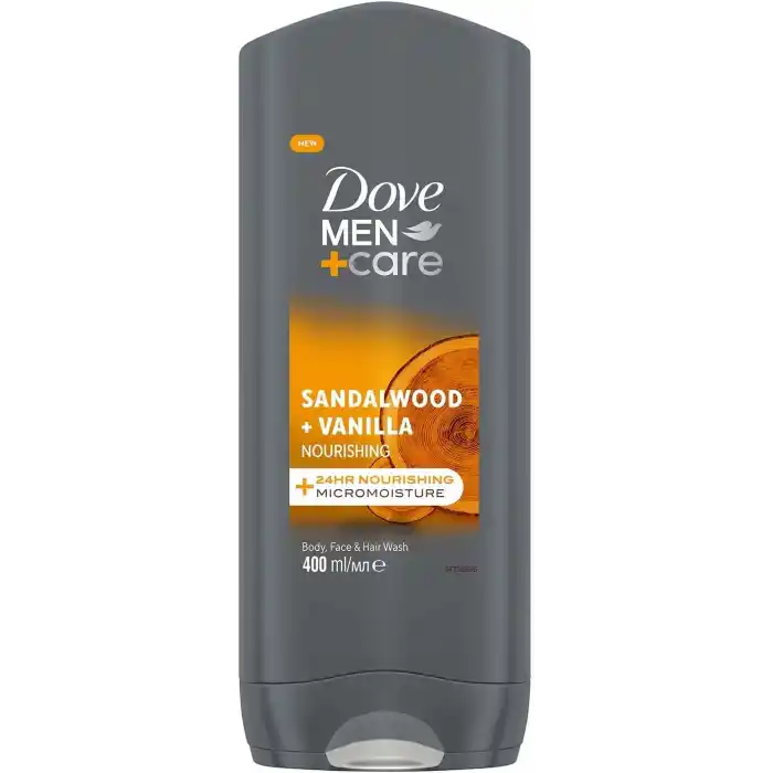 Dove Men Care Sandalwood Vanilla Duş Jeli 400 Mililitre