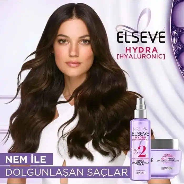 L’Oréal Paris Elseve Hydra [Hyaluronic] 72 Saat Nem ile Dolgunlaştıran Maske 300ml