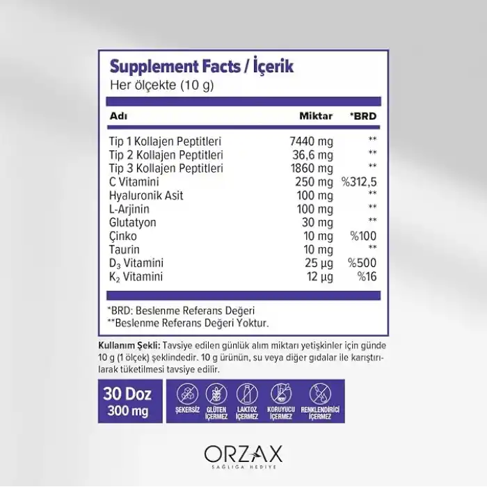 DAY2DAY The Collagen All Body Toz Form Takviye Edici Gıda 300 gr