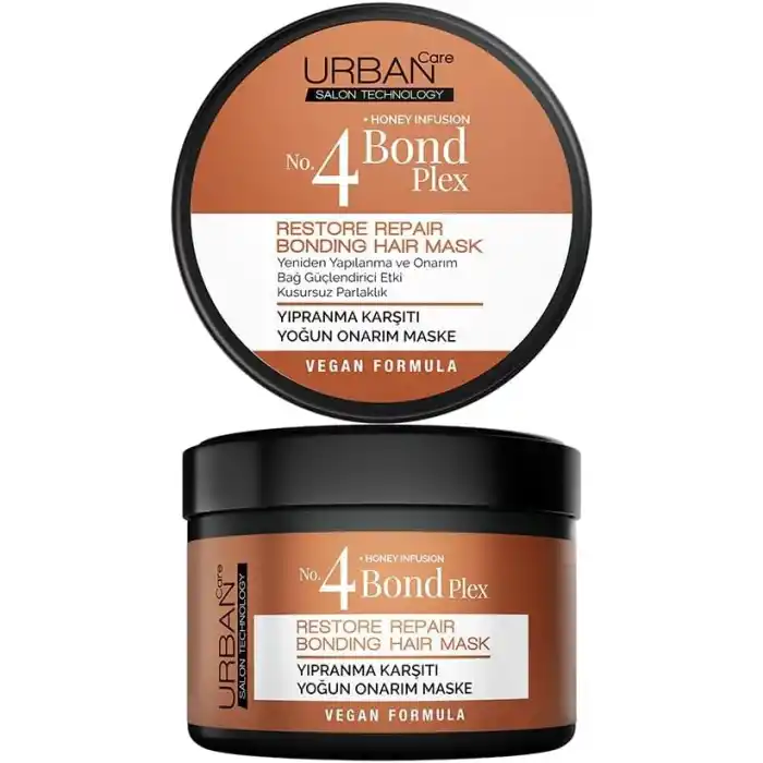 URBAN Care No: 4 Bond Plex Yıpranma Karşıtı Yoğun Saç Bakım Maskesi 230 ml- Vegan