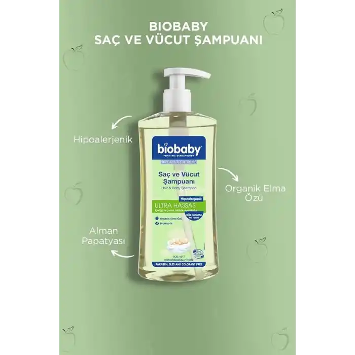 Biobaby Saç Ve Vücut Şampuanı (500ml)