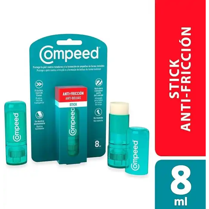 Compeed Sürtünme ve Kabarcık Oluşumuna Karşı Ayak ve Vücut İçin Sürtünme ve Kabarcık Önleyici Stick - 8 ml