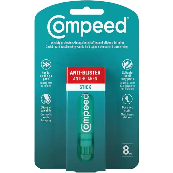 Compeed Sürtünme ve Kabarcık Oluşumuna Karşı Ayak ve Vücut İçin Sürtünme ve Kabarcık Önleyici Stick - 8 ml