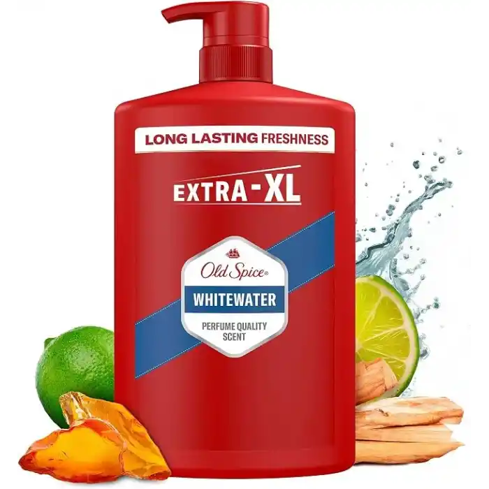 Old Spice Whitewater Erkekler İçin Duş Jeli ve Şampuan 1000 ml Ekstra-XL