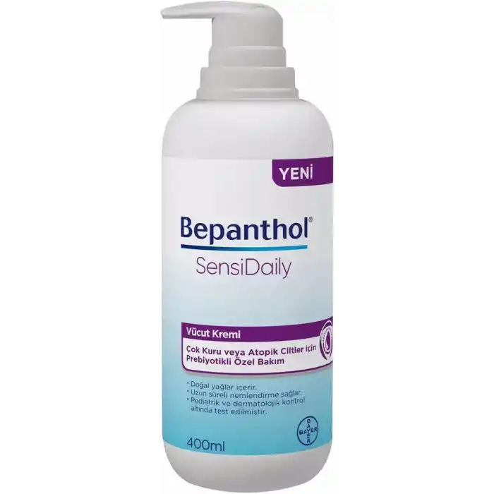 Bepanthol SensiDaily Pompalı 400 ml Vücut Kremi