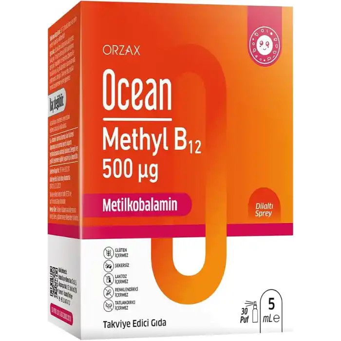 Ocean Methyl B12 Dilaltı Sprey 500mcg 5 ml