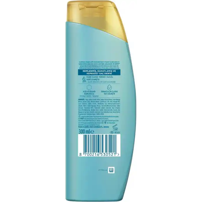 Head & Shoulders DermaXPro Yatıştırıcı Kepek Karşıtı Şampuan Kuru ve Kaşıntılı Saç Derisi için 300 ML