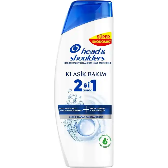 Head & Shoulders Klasik Bakım 2si 1 Arada Kepeğe Karşı Etkili Şampuan 625ml