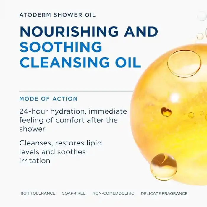 Bioderma Atoderm Shower Oil Kuru Cilt Nemlendirici ve Besleyici Duş Yağı Niasinamid Bebek Çocuk Yetişkin 1 Lt