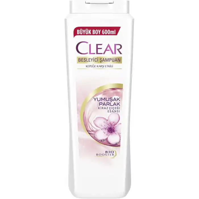 Clear Besleyici Şampuan Kepeğe Karşı Etkili Yumuşak ve Parlak Saçlar 600 ml