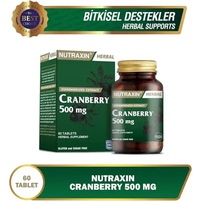 Nutraxin Herbal Cranberry 500 mg 60 Tablet