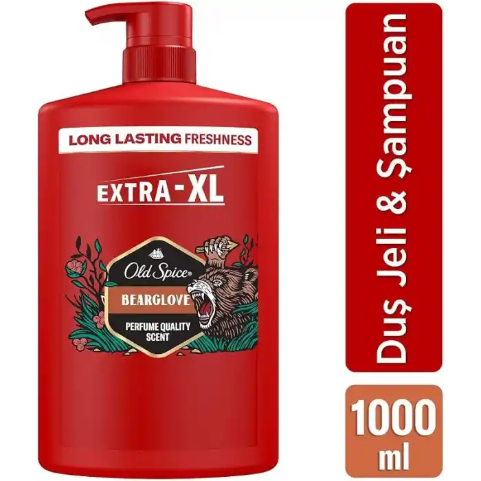 Old Spice Bearglove Erkek Duş Jeli ve Şampuan 1000 Ml XL Büyük Boy