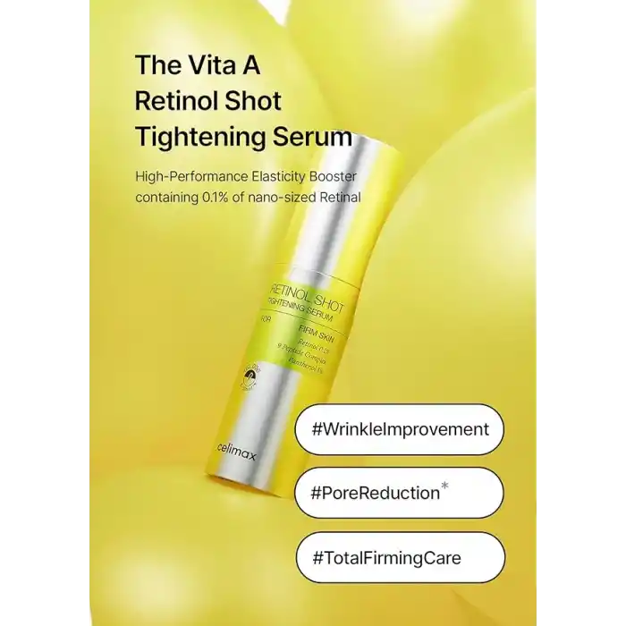 Celimax Retinol Shot Tightening Serum 30ml / 162.000 A-Shot Mikropartikül