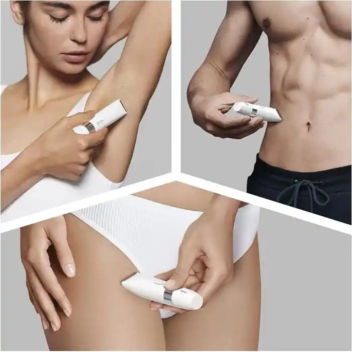 Braun Body Mini Trimmer BS1000 Vücut Tüy Kesme Makinesi + Düzeltici Tarak, Pil ve Temizleme Fırçası