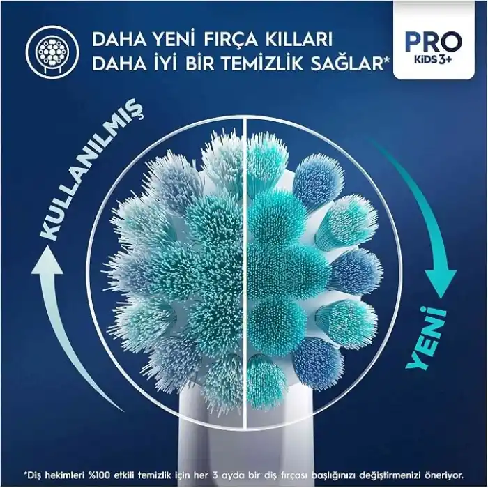 Oral-B Çocuk İçin Spiderman Şarjlı Diş Fırçası Yedek Başlığı 2 Adet
