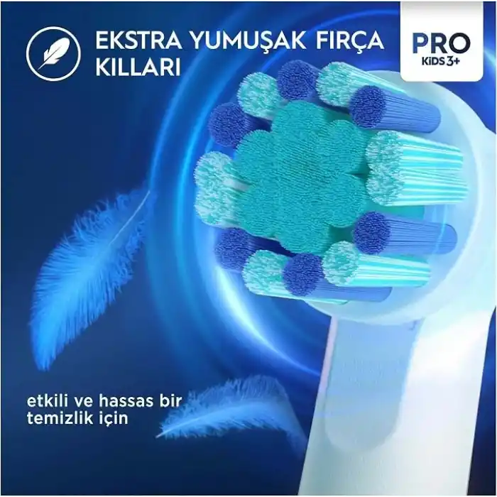 Oral-B Çocuk İçin Spiderman Şarjlı Diş Fırçası Yedek Başlığı 2 Adet