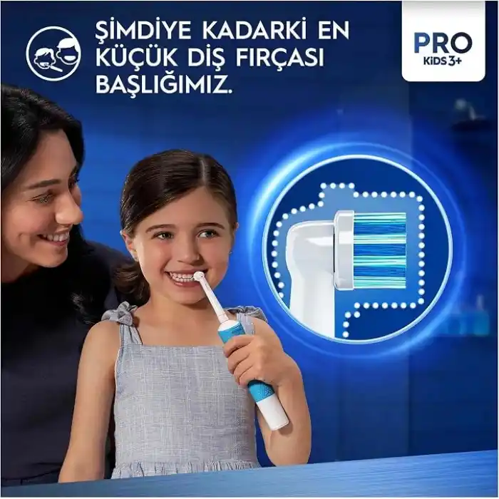 Oral-B Çocuk İçin Spiderman Şarjlı Diş Fırçası Yedek Başlığı 2 Adet