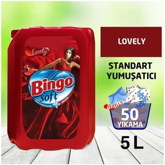 Bingo Soft Lovely Çamaşır Yumuşatıcısı (1 x 5 L)