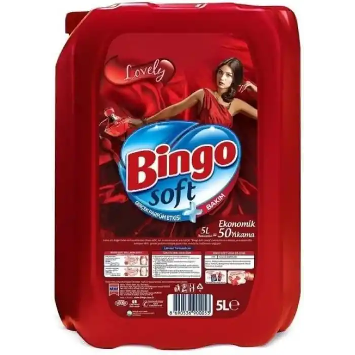 Bingo Soft Lovely Çamaşır Yumuşatıcısı (1 x 5 L)