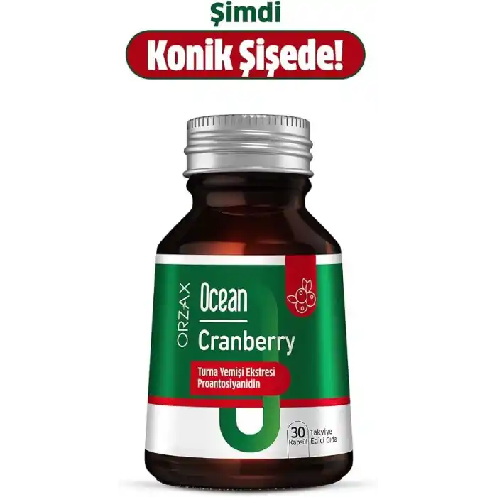 Ocean Cranberry Takviye Edici Gıda 30 Kapsül