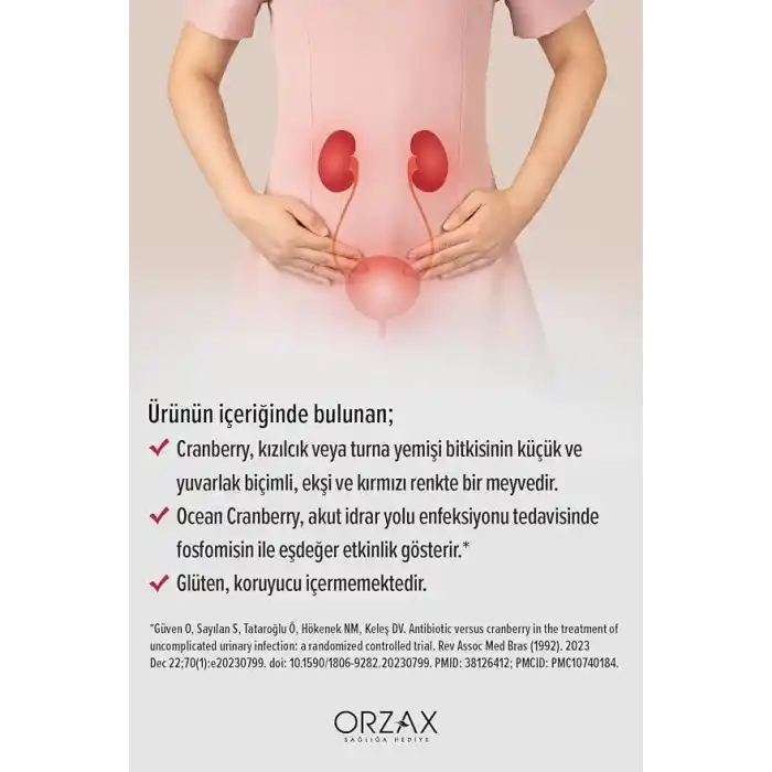 Ocean Cranberry Takviye Edici Gıda 30 Kapsül