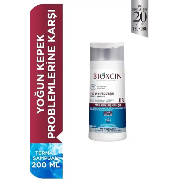 Bioxcin Aqua-Thermal Yoğun Kepek Karşıtı Termal Şampuan (1 x 200 ml)