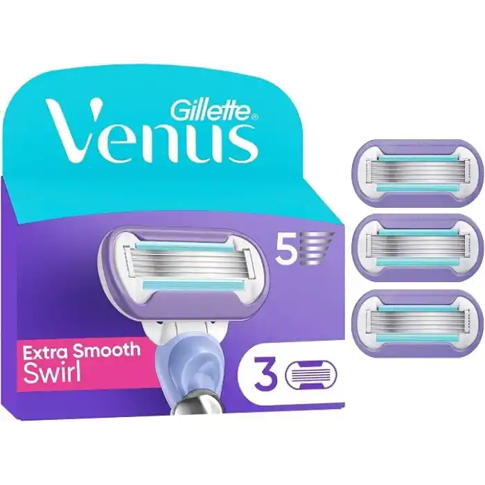 Gillette Venus Extra Smooth Kadın Bıçakları, 3 Yedek Bıçak