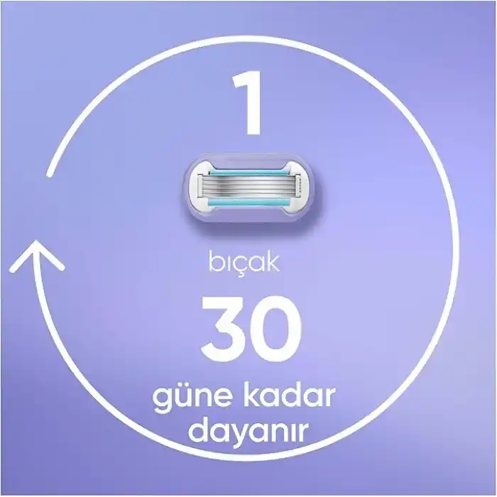 Gillette Venus Extra Smooth Kadın Bıçakları, 3 Yedek Bıçak