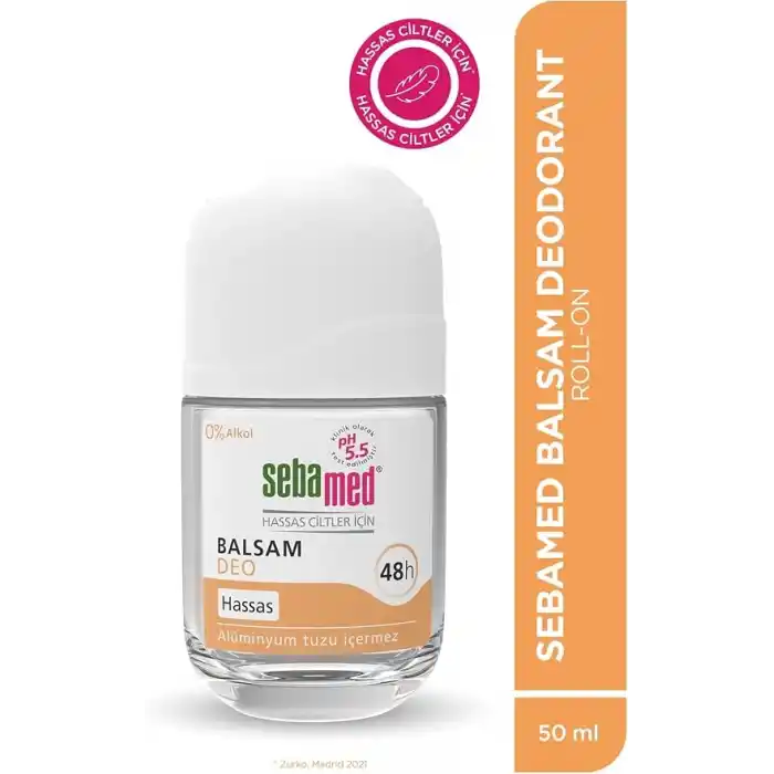 Sebamed Hassas Ciltlere Özel 48 Saat Etkili Kadın Erkek Balsam Roll-On Deodorant 50ml