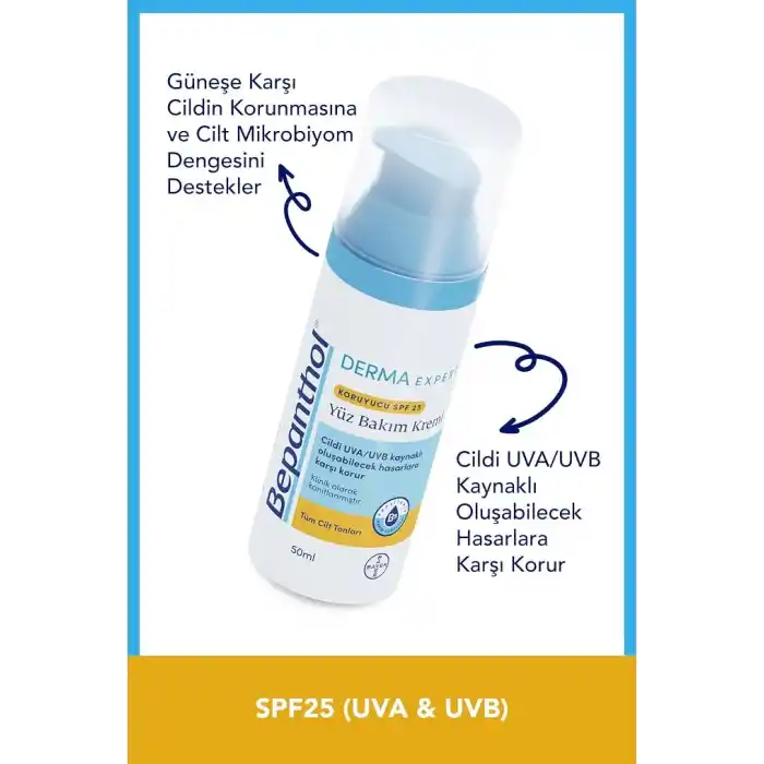 Bepanthol Derma Expert Koruyucu SPF 25 Yüz Bakım Kremi