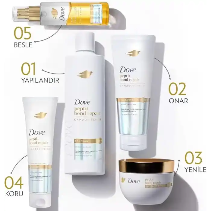 Dove Kurtarıcı Onarıcı Saç Bakım Kremi Peptit Bond Repair 250 ml