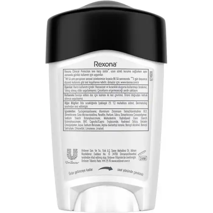 Rexona Men Clinical Protection Erkek Stick Deodorant Clean Scent 3x Güçlü Koruma 45 ml