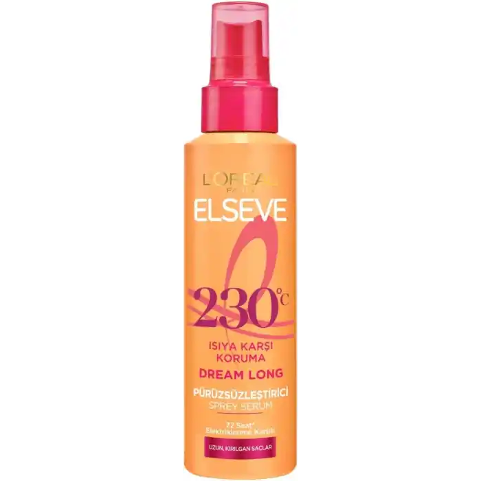 LOréal Paris Elseve Dream Long Isıya Karşı Koruyucu & Pürüzsüzleştirici Sprey Serum 150ml