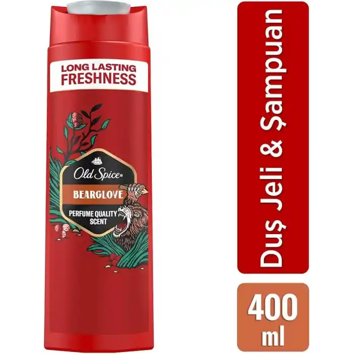 Old Spice Bearglove Erkekler İçin Duş Jeli ve Şampuan 400 ml