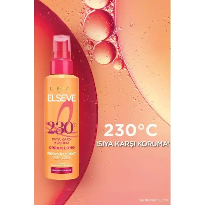 LOréal Paris Elseve Dream Long Isıya Karşı Koruyucu & Pürüzsüzleştirici Sprey Serum 150ml