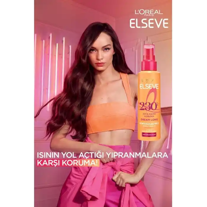 LOréal Paris Elseve Dream Long Isıya Karşı Koruyucu & Pürüzsüzleştirici Sprey Serum 150ml